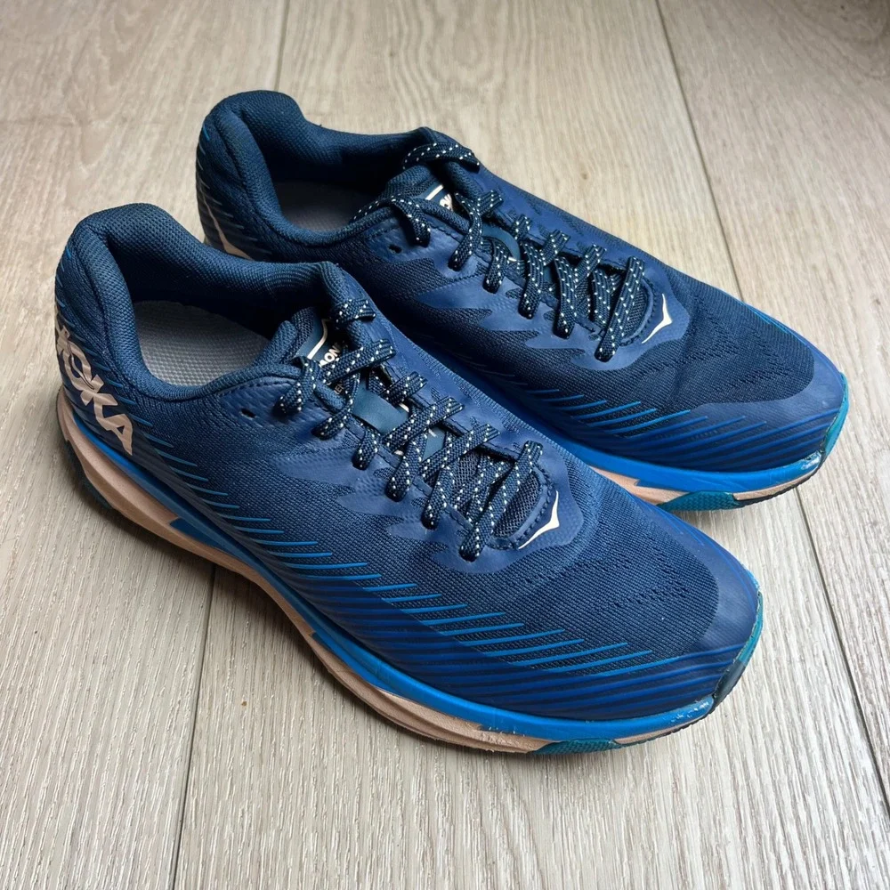 Hoka One One Torrent 2 Indigo Bunting Trail Running Shoes Womens 8.5